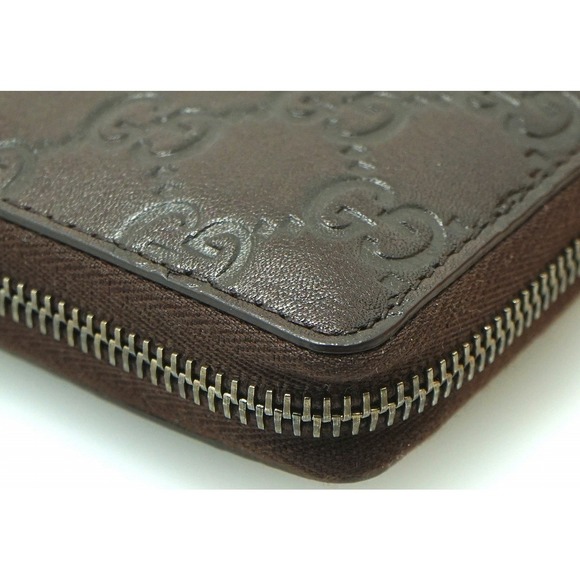 Gucci Guccisima GG Charm Long Wallet Leather Brown - Picture 3 of 9